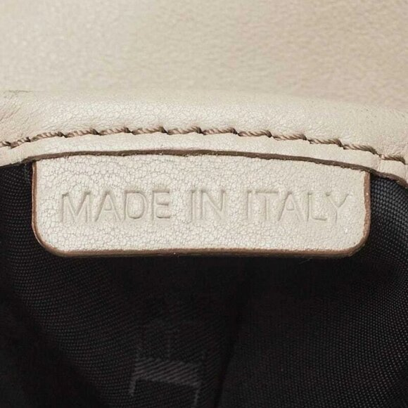 Burberry Grey Lambskin Leather Ruched Hobo Bag - Picture 12 of 12